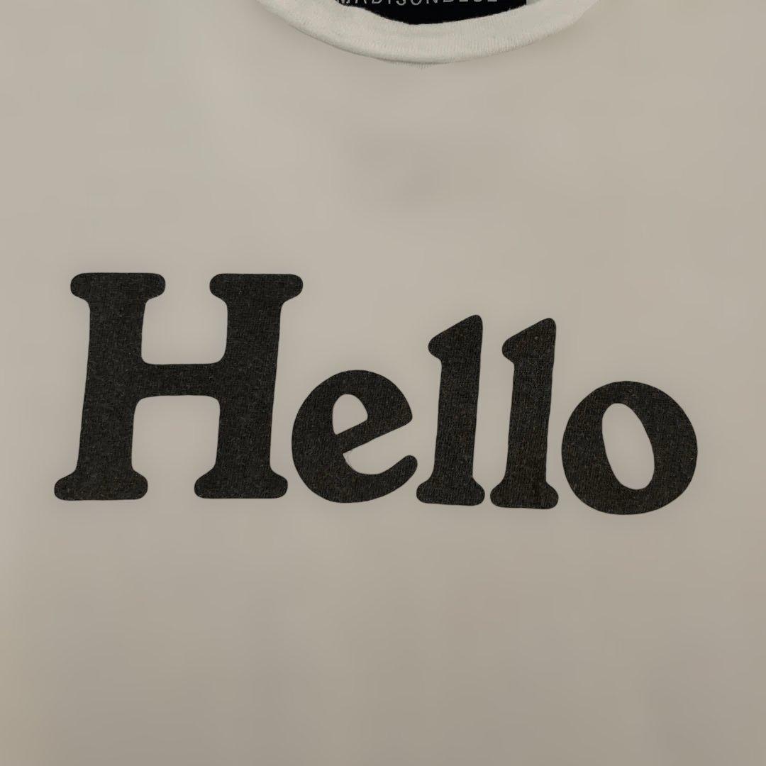 MADISONBLUE Hello Tシャツ ホワイト