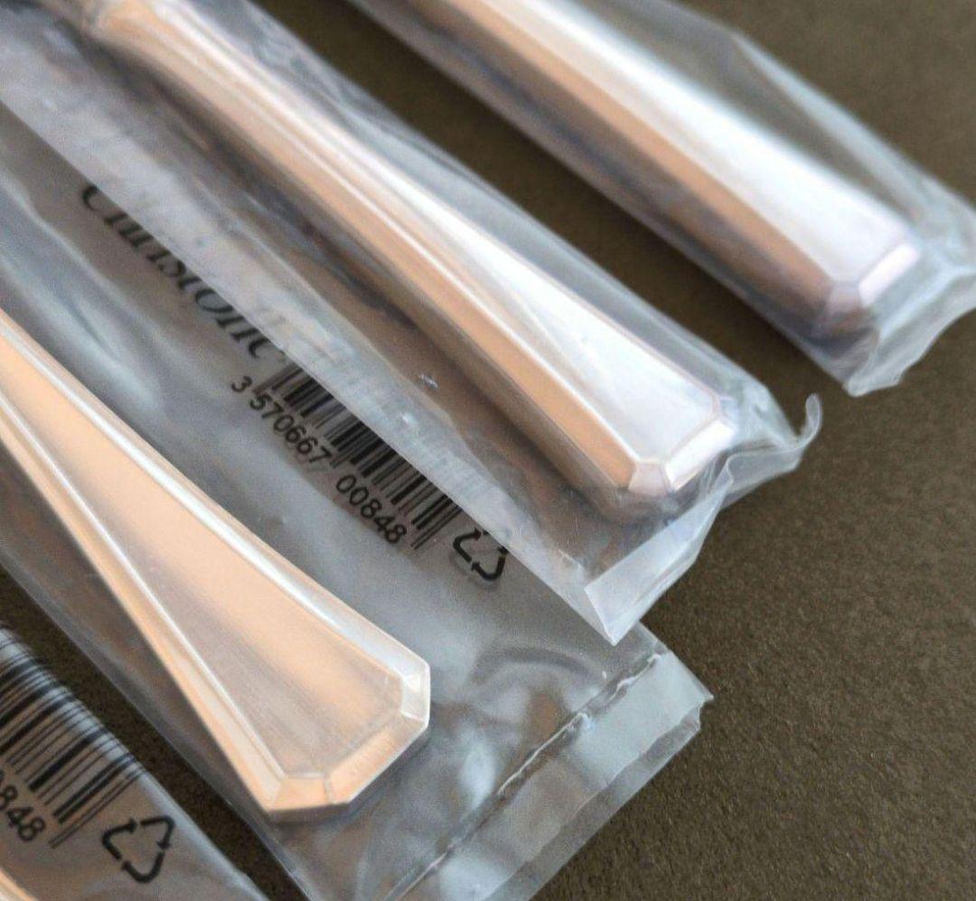 【未使用】クリストフルホテル　6本　2人　アメリカ　ナイフ　フォーク　スプーン