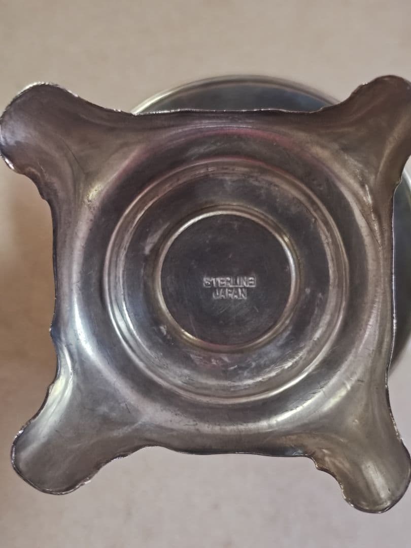 珍品　明治初期 銀製 香炉、アンティーク