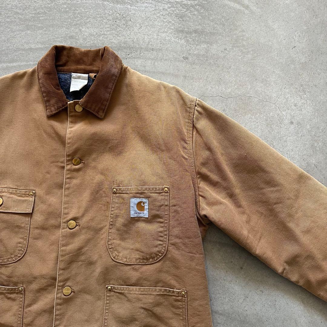 デ*エ様 80s カーハート チョアコート 星タグUSA製 42 Lサイズ 極上