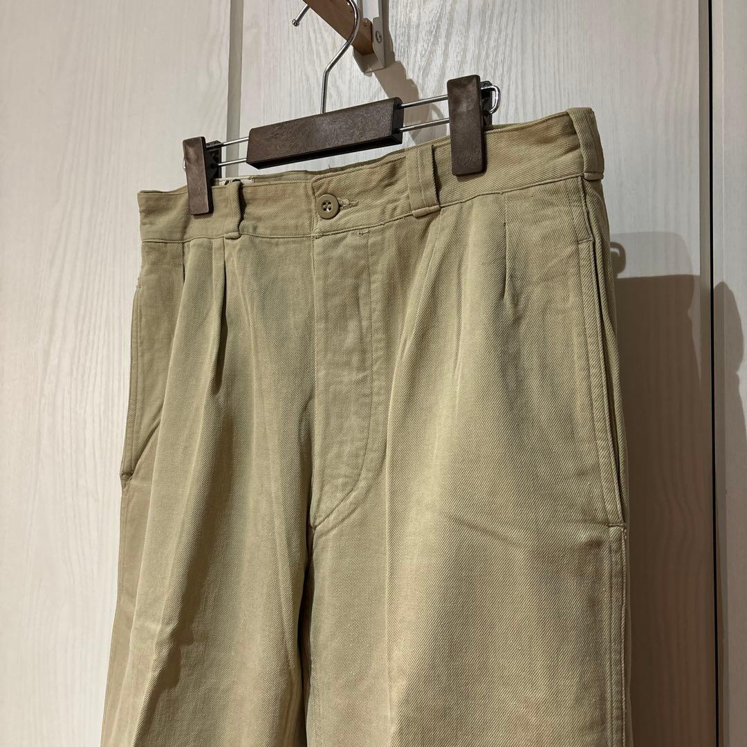 希少サイズ！12表記　フランス軍　M52 60s チノパン