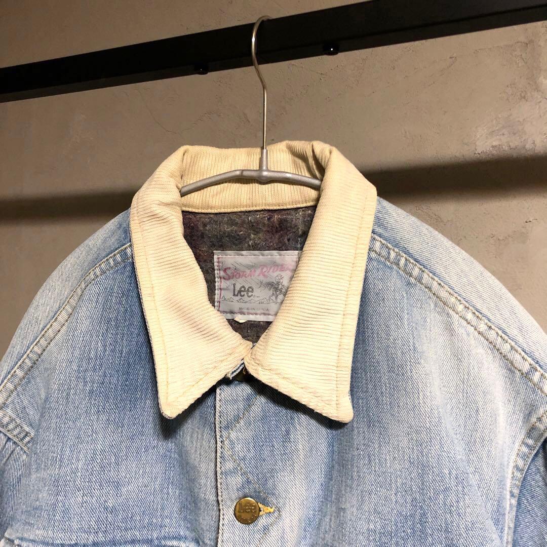 名作 70s 80s USA製 Lee STORM RIDER デニムジャケット