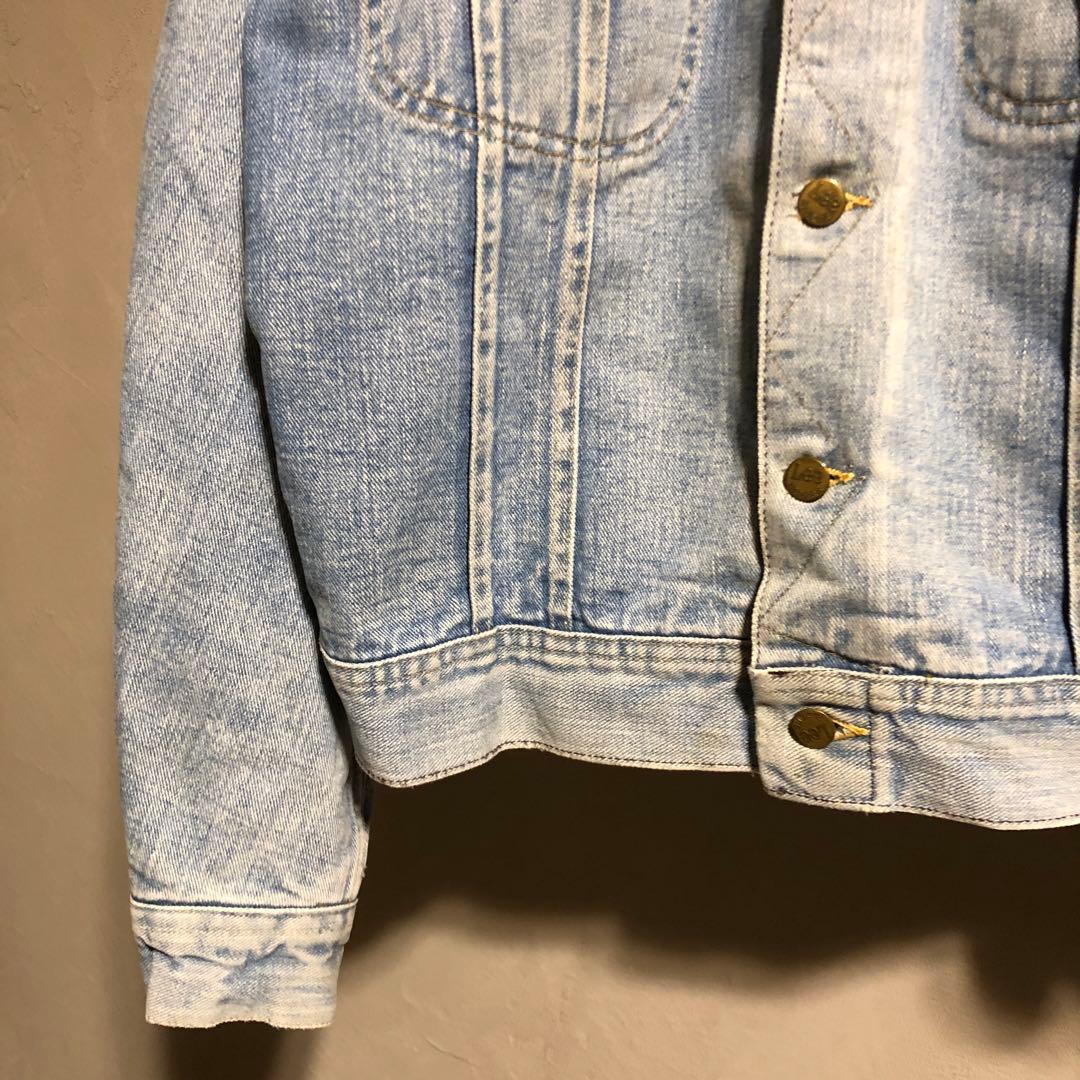 名作 70s 80s USA製 Lee STORM RIDER デニムジャケット