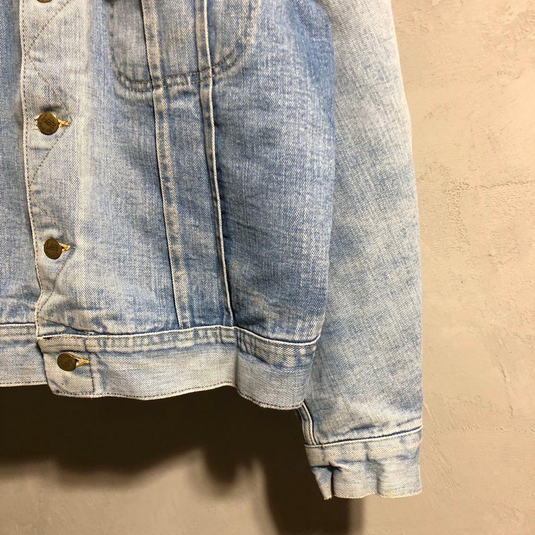 名作 70s 80s USA製 Lee STORM RIDER デニムジャケット