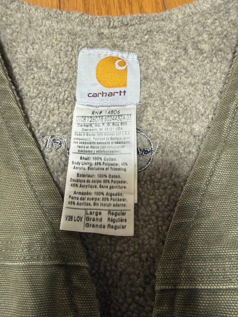 Carhartt オリーブグリーン ベスト
