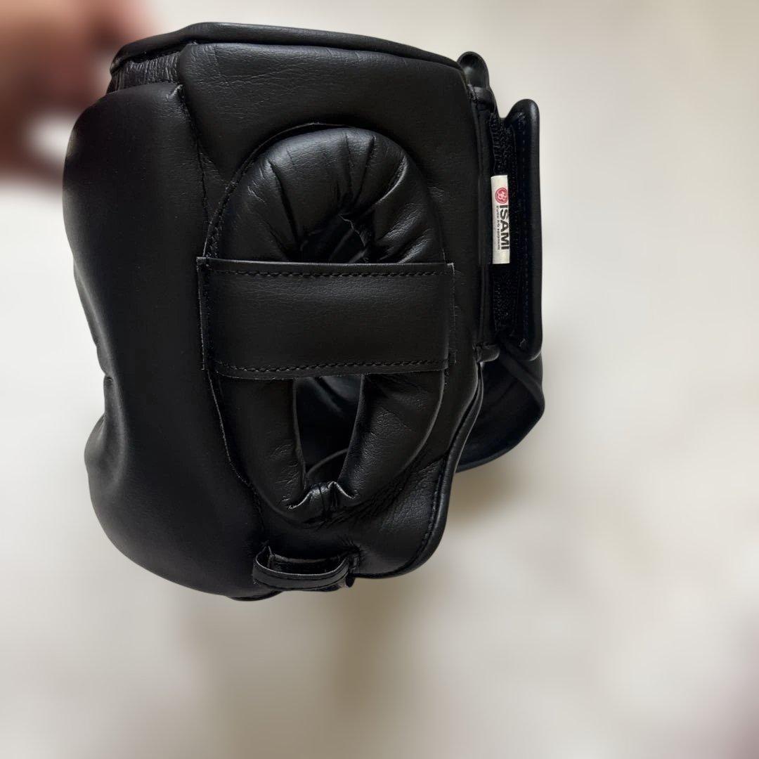 イサミ ISAMI BOXER ヘッドギア 黒色 フリーサイズ