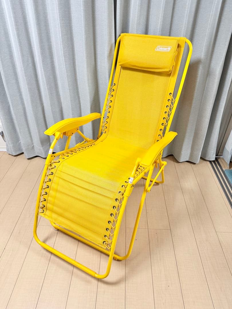 良品 Coleman コールマン インフィニティチェア イエロー