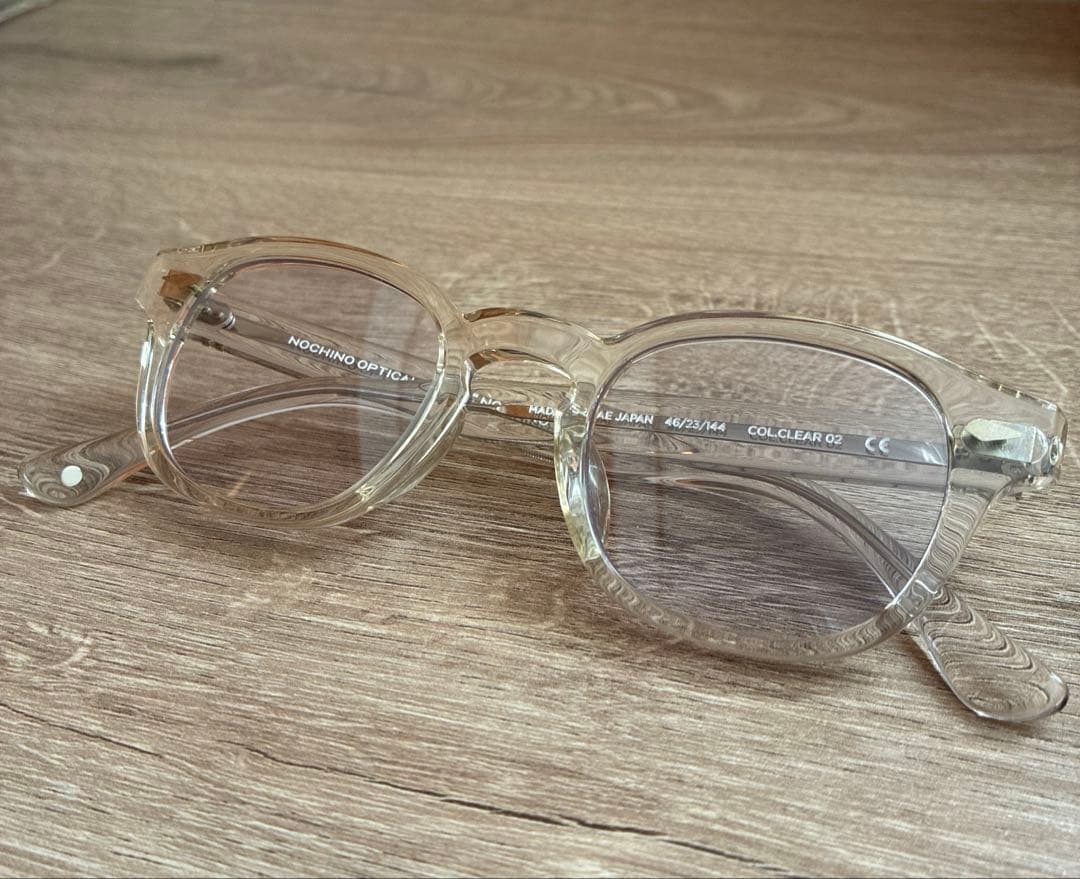 ノチノオプティカルCLEAR × CR LIGHT PURPLE(カラーレンズ)