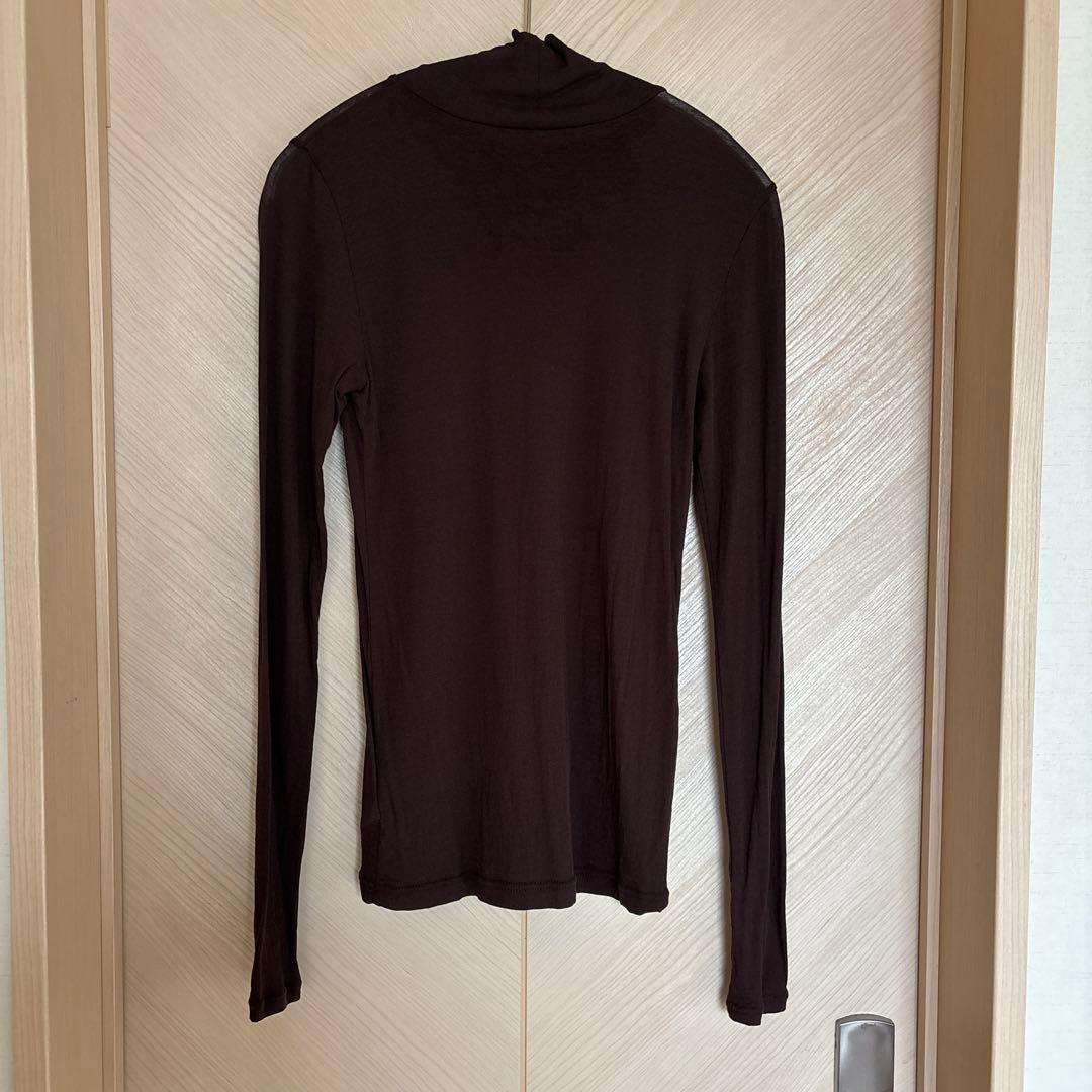 ETRE TOKYO バーサタイルハイネックシアーロンTee