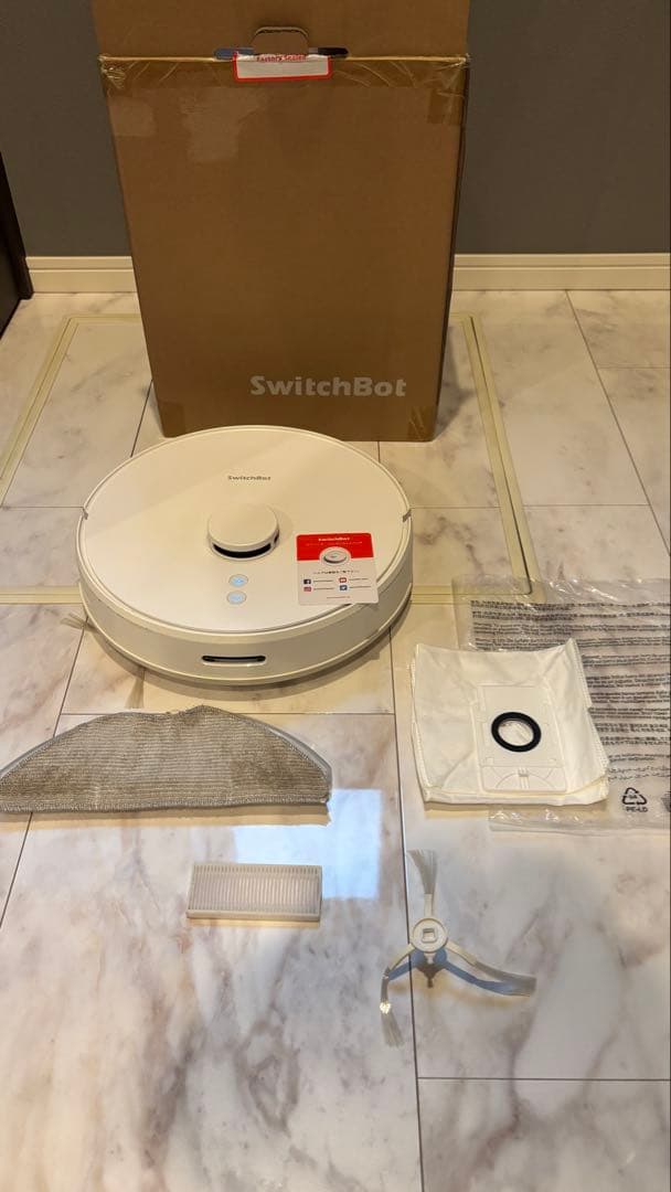 SwitchBot ロボット掃除機 S1 Plus 【一部新品未使用付属品】