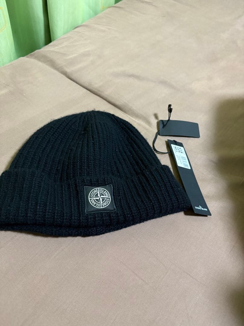 STONE  ブラック ニット帽