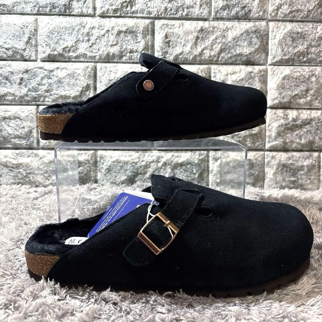 新品❣️BIRKENSTOCKビルケンシュトック ボストン ムートン 黒 箱タグ付