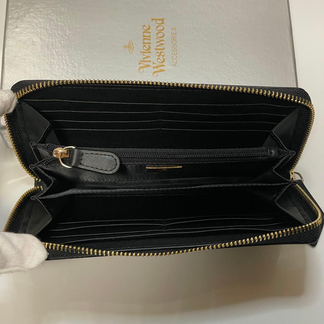 【新品未使用】Vivienne Westwood 長財布 ブラック 黒
