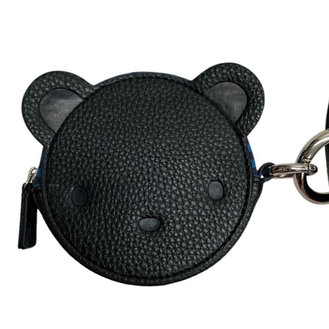 【新品未使用✨未開封】ajew ×ファミリア ショルダーストラップ 黒 クマ①