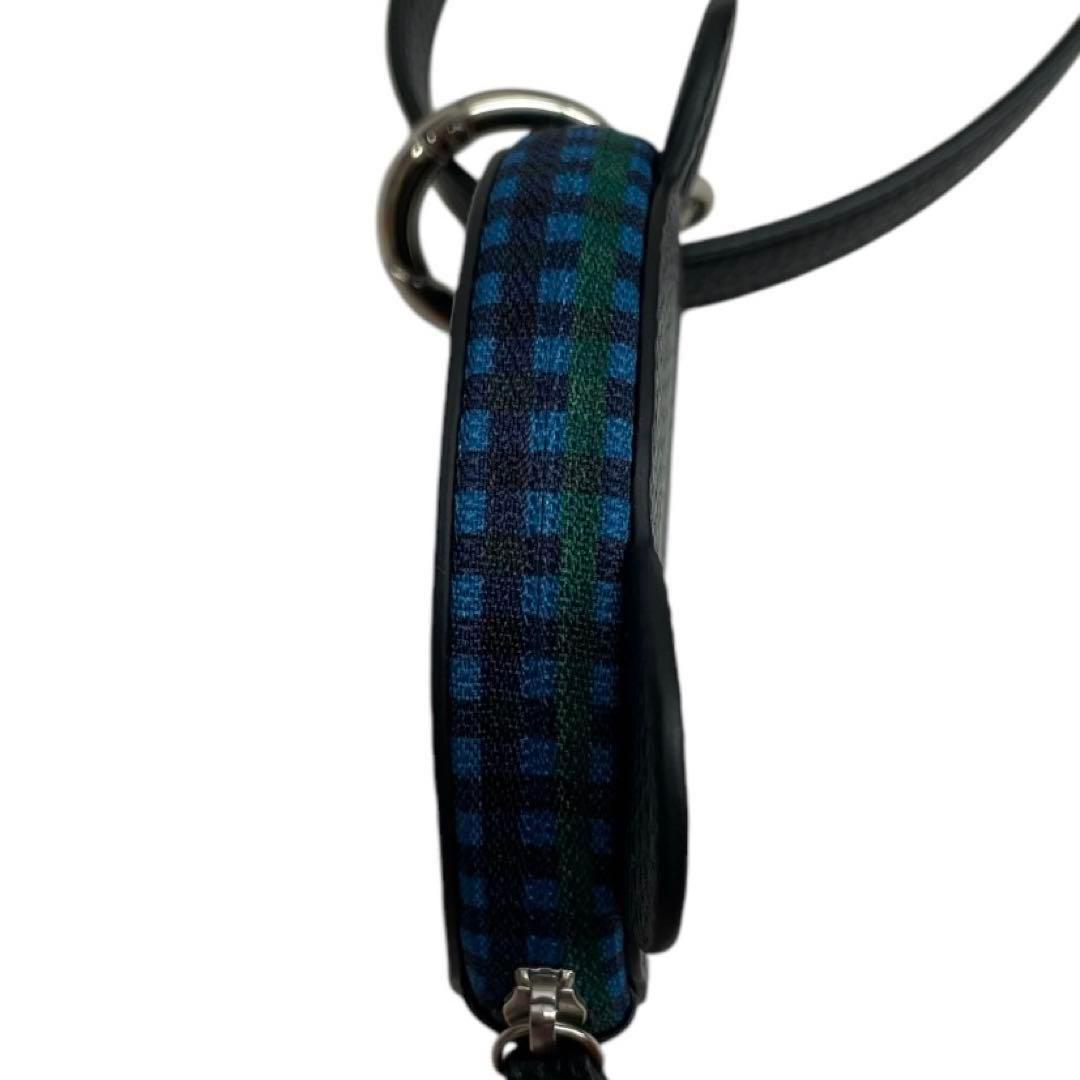 【新品未使用✨未開封】ajew ×ファミリア ショルダーストラップ 黒 クマ①