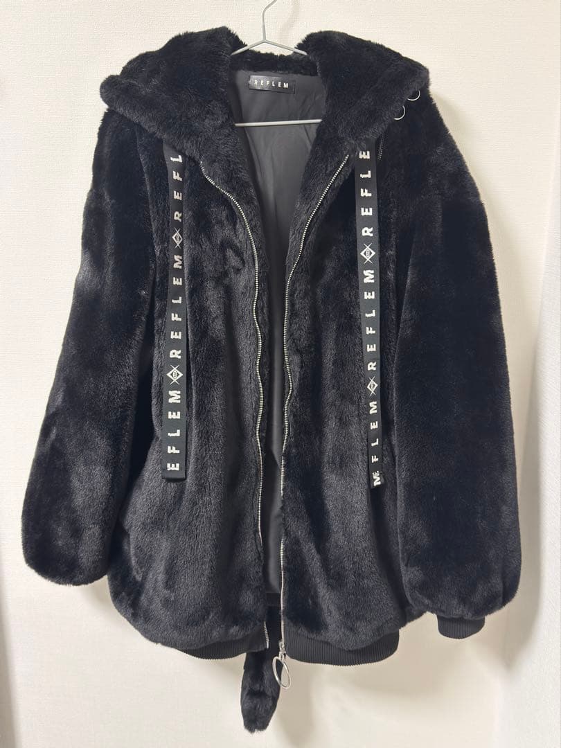 『REFLEM/レフレム』DEVILデザインファーパーカー/ファーブルゾン