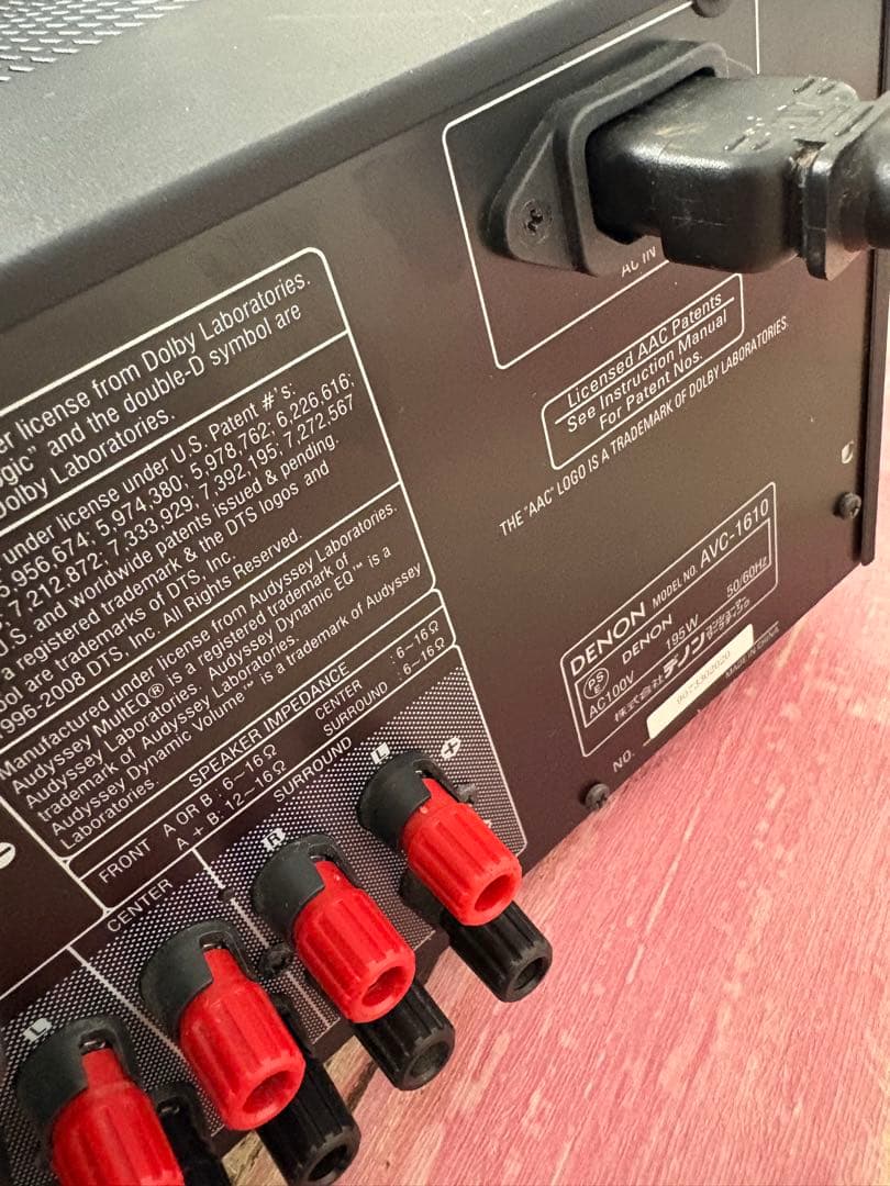 DENON AVアンプ HDMI対応 AVC-1610