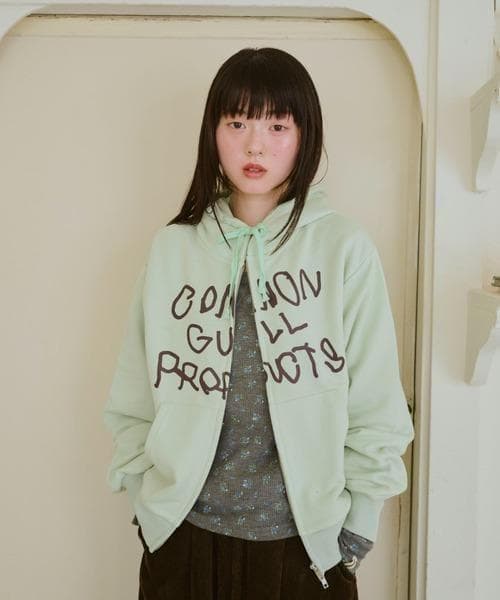 完売 common gull products. zip hoodie 25AW
