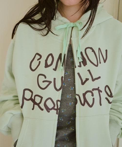 完売 common gull products. zip hoodie 25AW