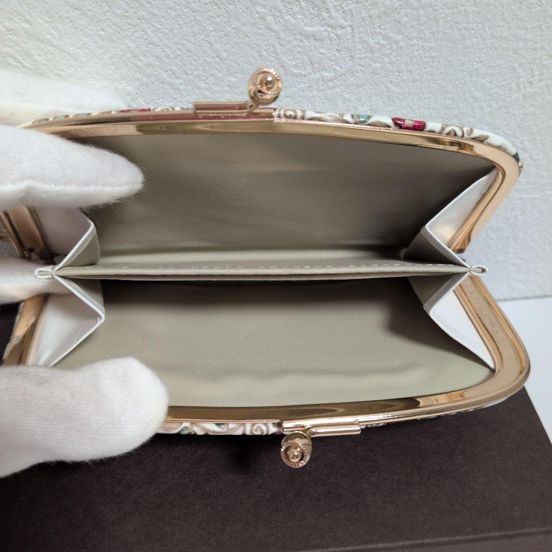 新品未使用 文庫屋大関 天溝がま口『竹久夢二』つる花 伊香保記念館オリジナル