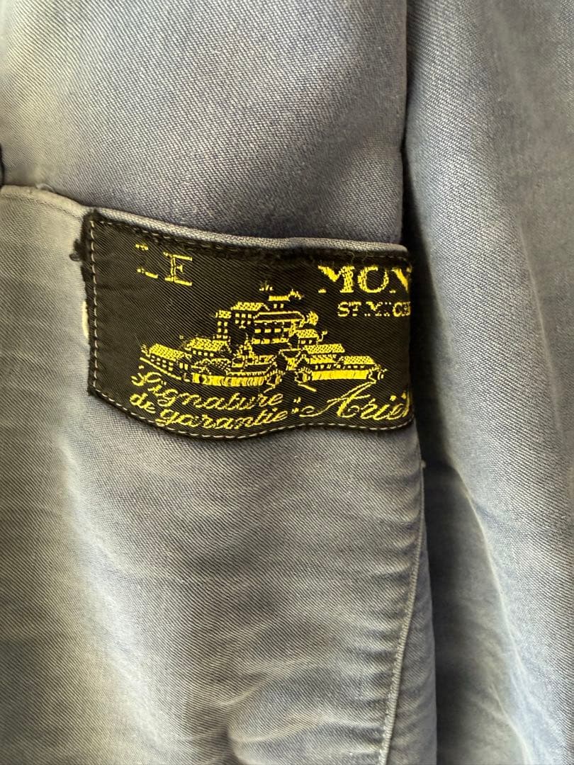 30s モンサンミッシェル　モールスキンジャケット　最高の色落ち！