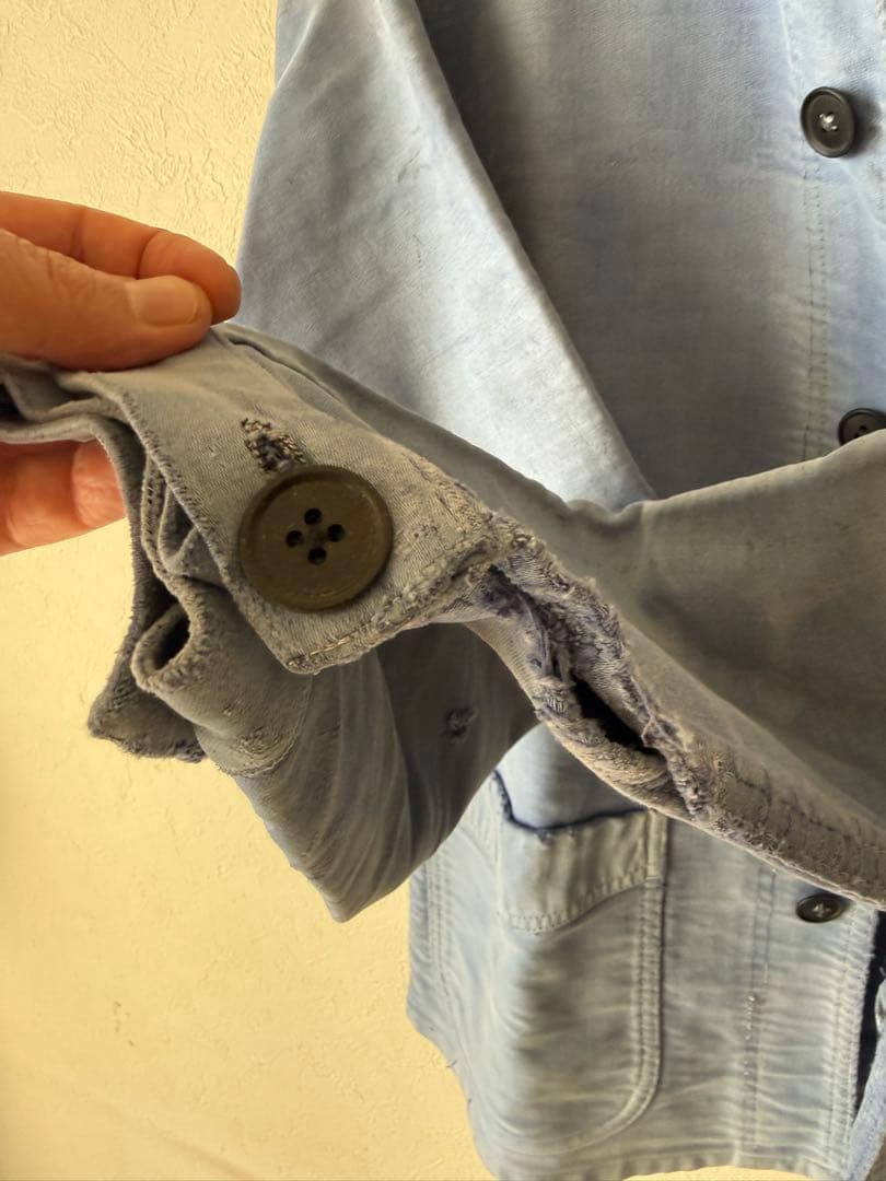 30s モンサンミッシェル　モールスキンジャケット　最高の色落ち！