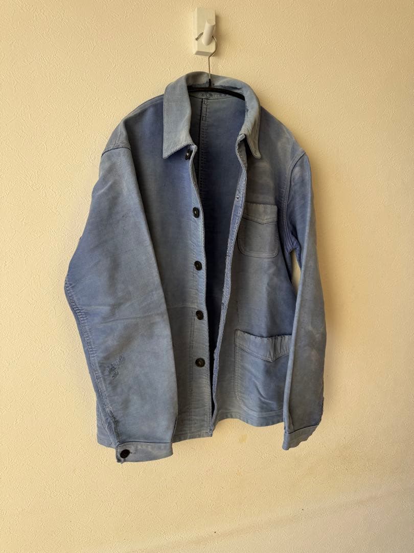 30s モンサンミッシェル　モールスキンジャケット　最高の色落ち！