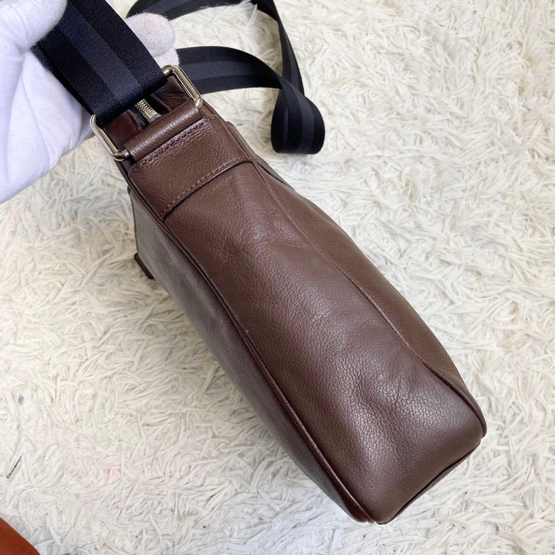 極美品 COACH チャールズ フライトバッグ ヘリテージ ボディバッグ