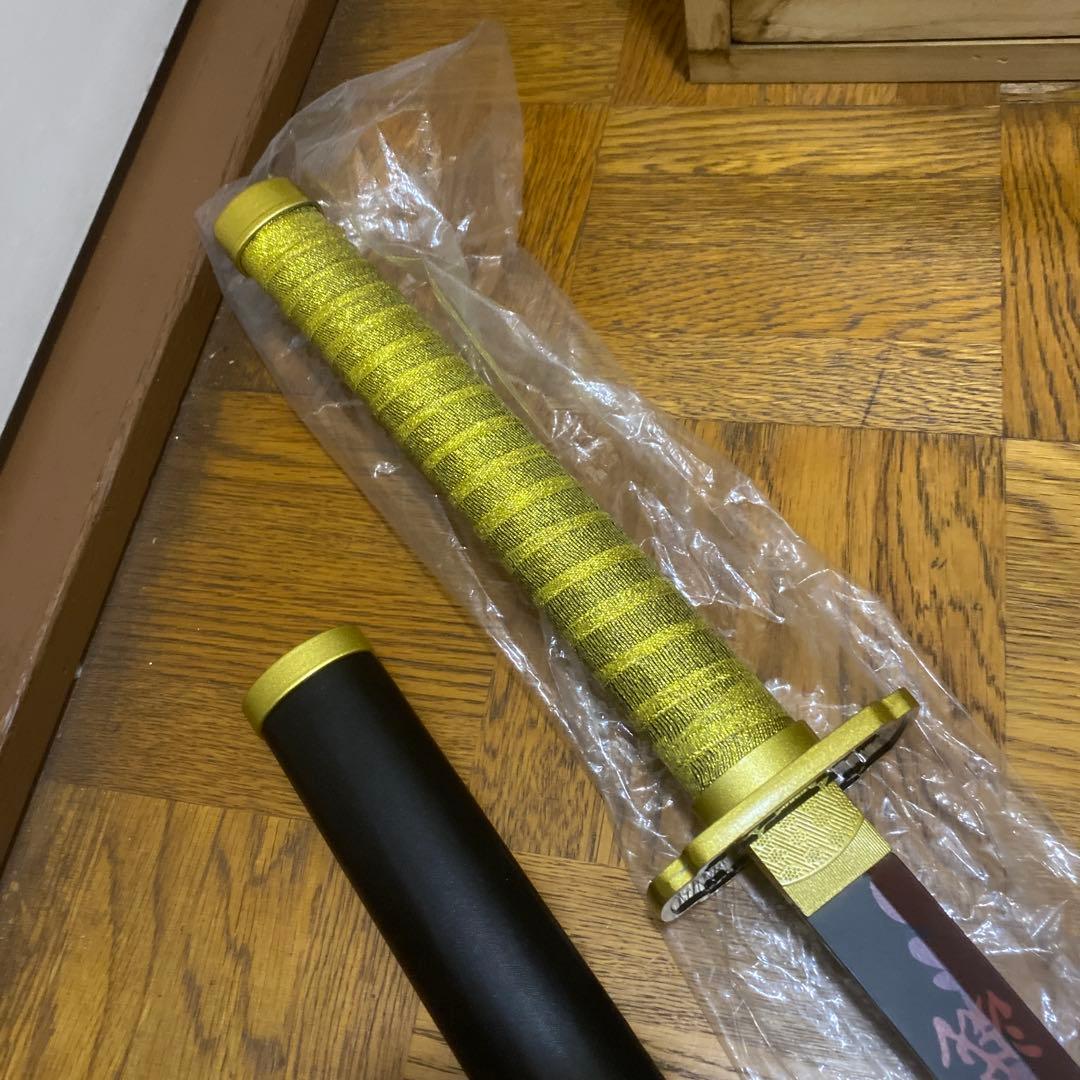 アニメ刀　鬼滅の刃 継国緑壱 日輪刀風　コスプレ刀　レプリカ刀　居合刀　オモチャ