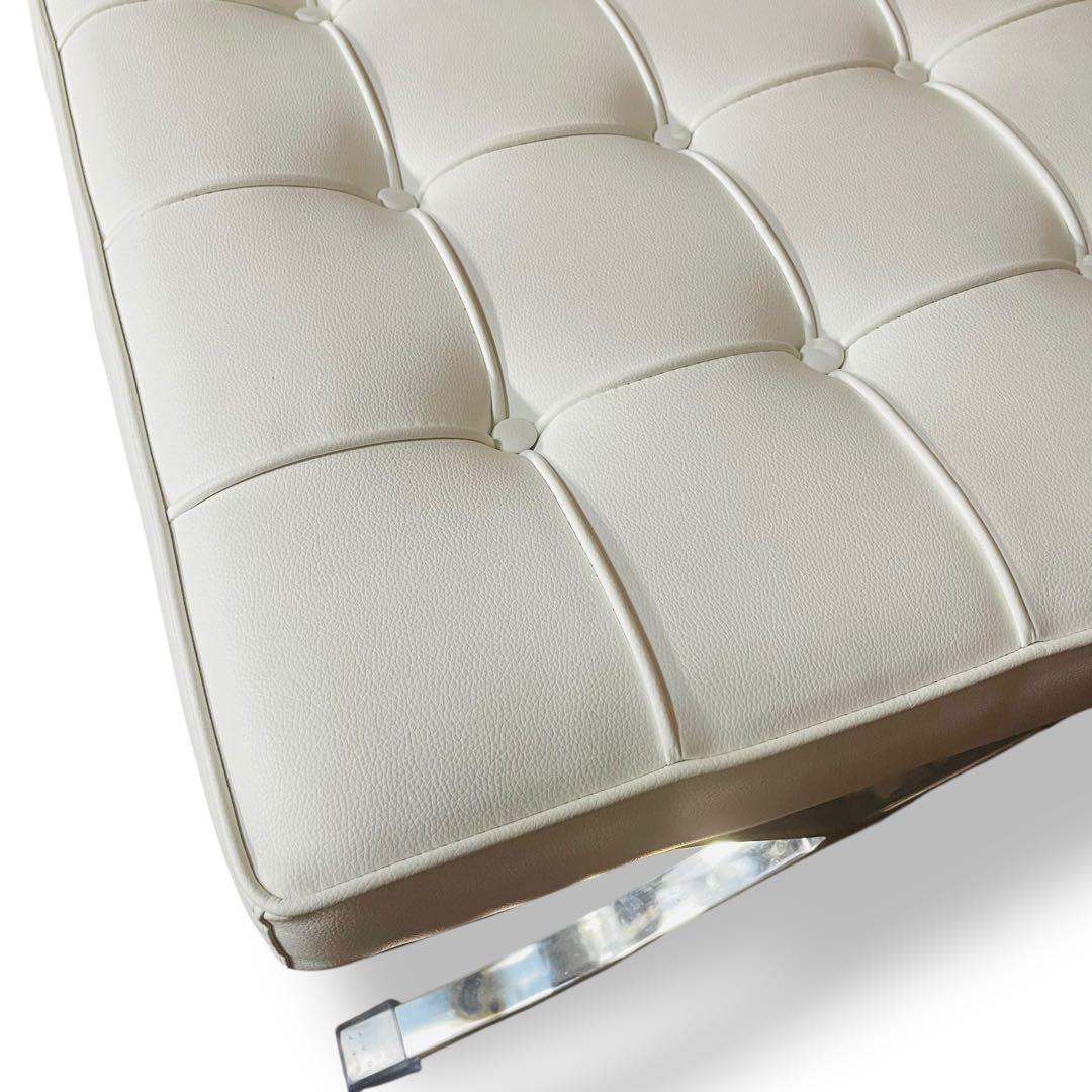 超美品 バルセロナチェア　リプロダクト ソファチェア オットマン付き 1人用