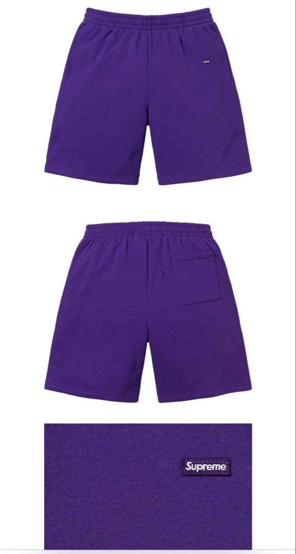 【出品本日まで】supreme Small Box Sweatshort