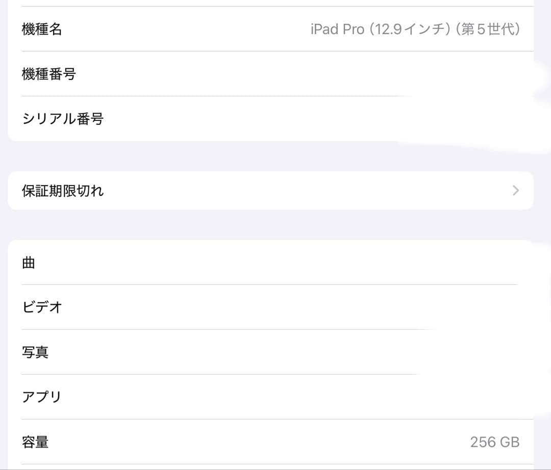 iPad Pro 12.9 第5世代 256GB Apple Pencil