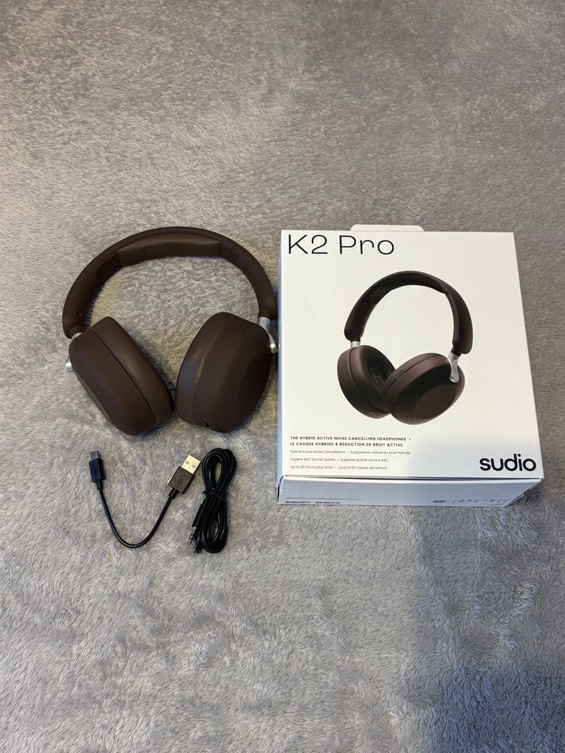 sudio K2 Pro ブラウン ワイヤレスヘッドホン