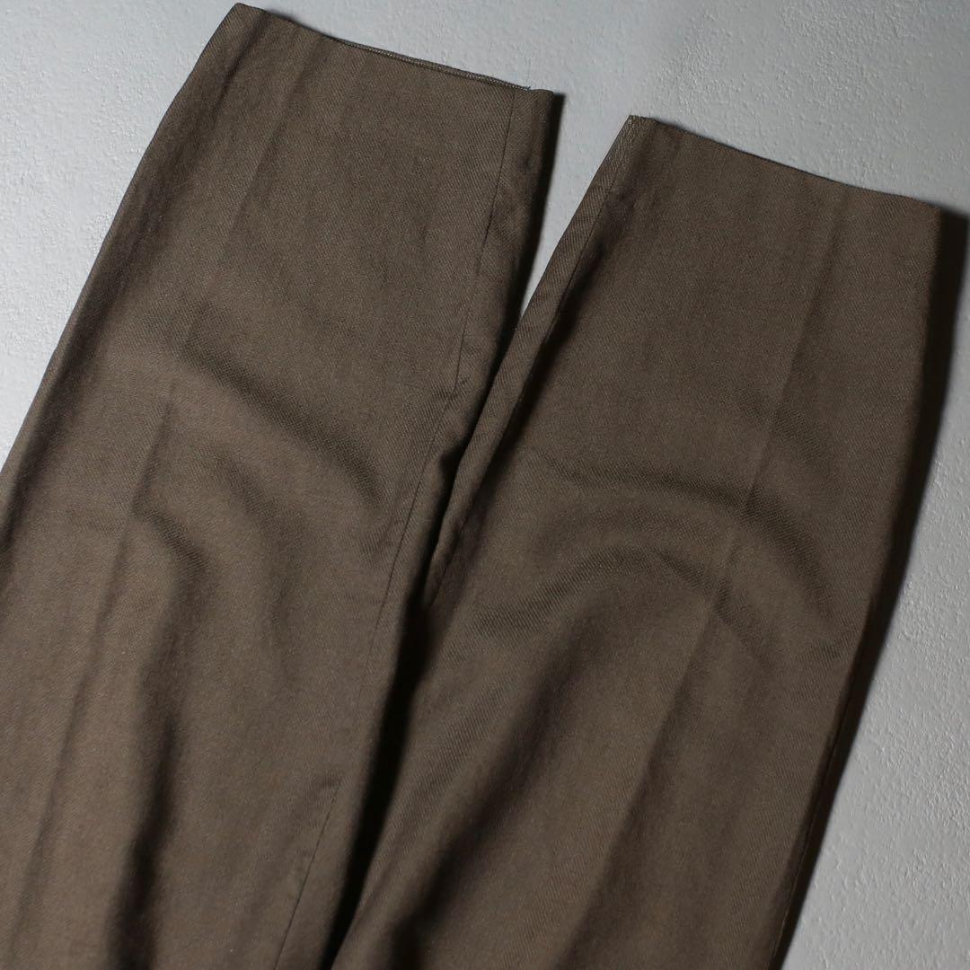神シルエット◎ 80s~ Vintage 3 Tuck Wool Slacks