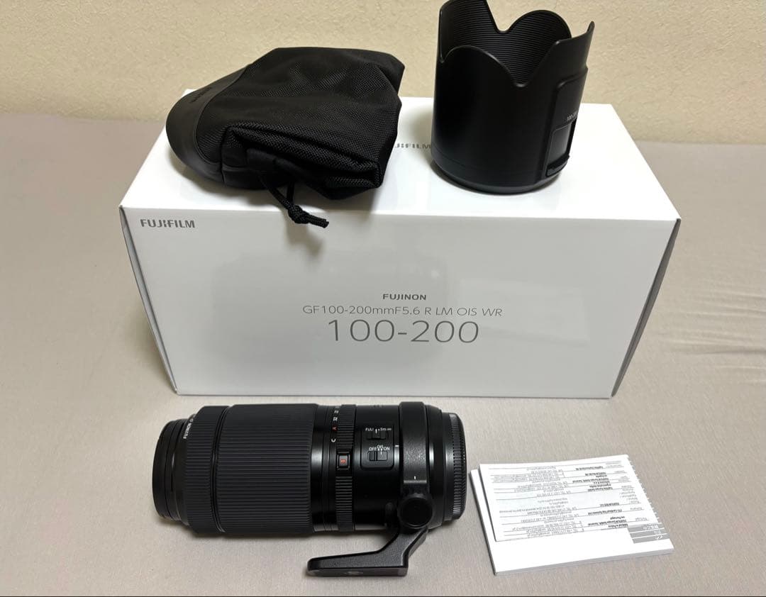 富士フイルム　美品gf100-200mmF5.6R LM OIS WR