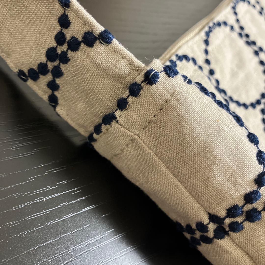 g)ミナペルホネン☆ハンドメイド ショルダーバッグ大(tambourine)