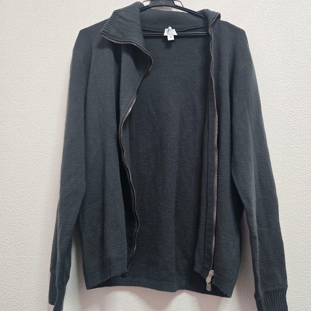 アルマーニコレツォーニ　ジップ ニット　ダブル ライダース型