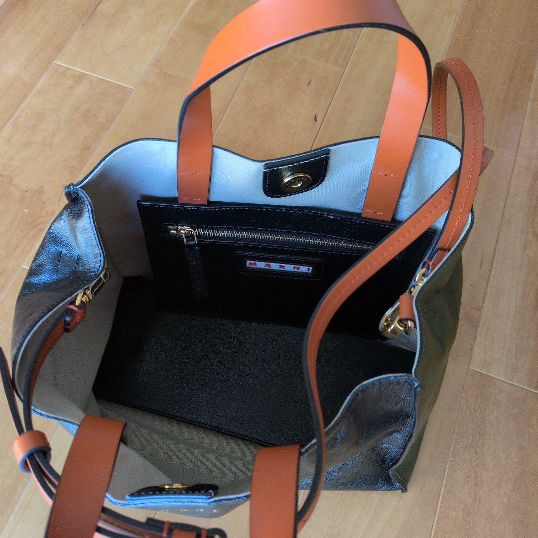 マルニミュゼオソフト2WAY革トートブラック