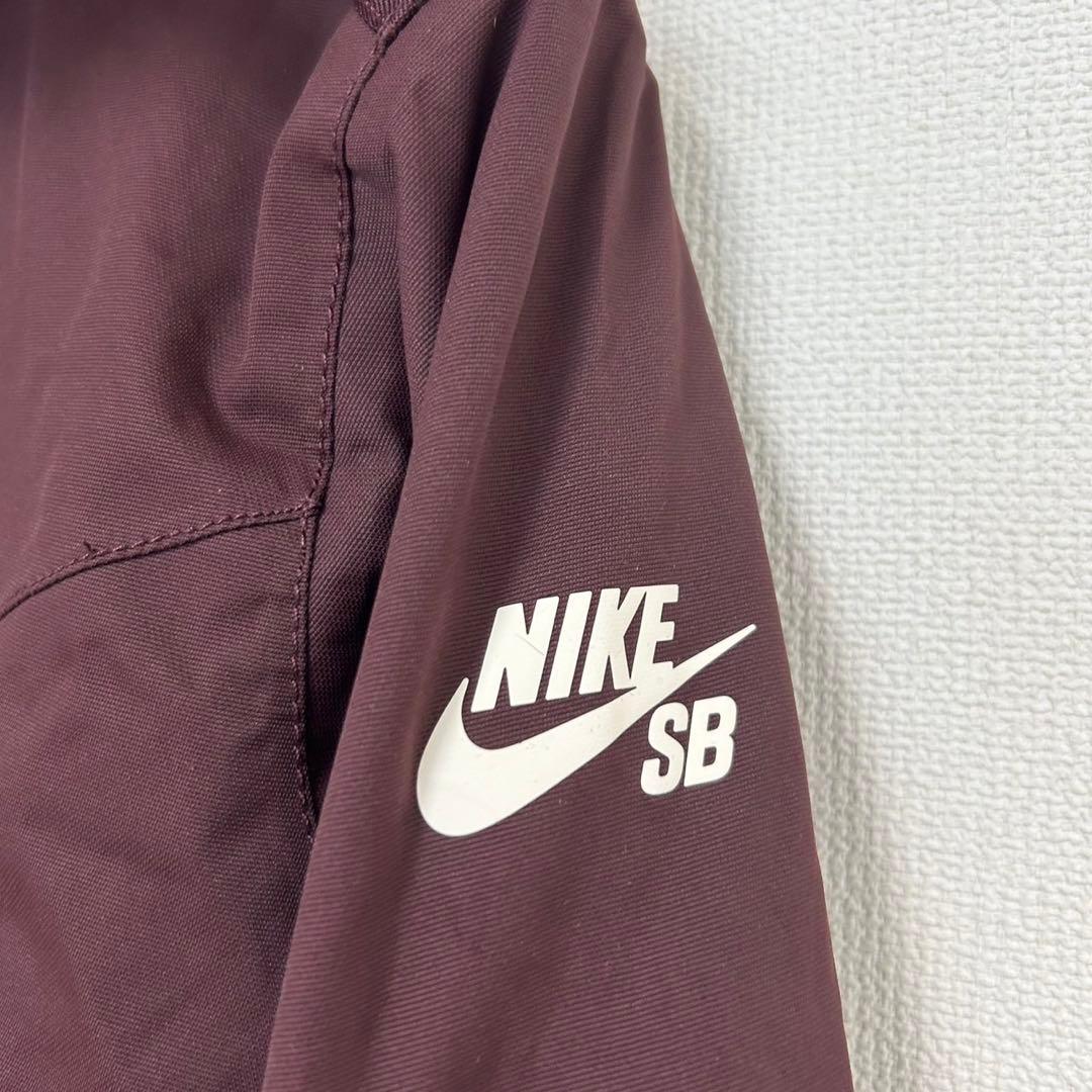 激レア　NIKE SB ナイキ　ファー　フード　コート　レディース　L ボルドー