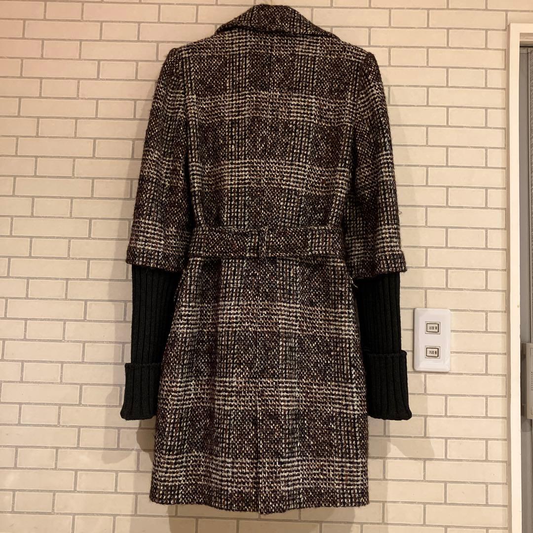 ココペリです ‼️モヘヤ・アルパカ混　異素材コート❤️