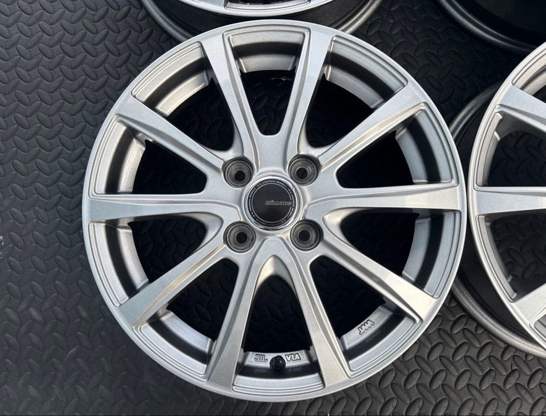 超美品 ヨコハマ MiLLOUS VX 15インチ 4本 エアバルブ新品交換済