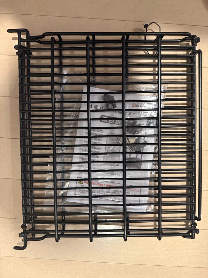 レマコム4面ガラス冷蔵ショーケース 63L 卓上型