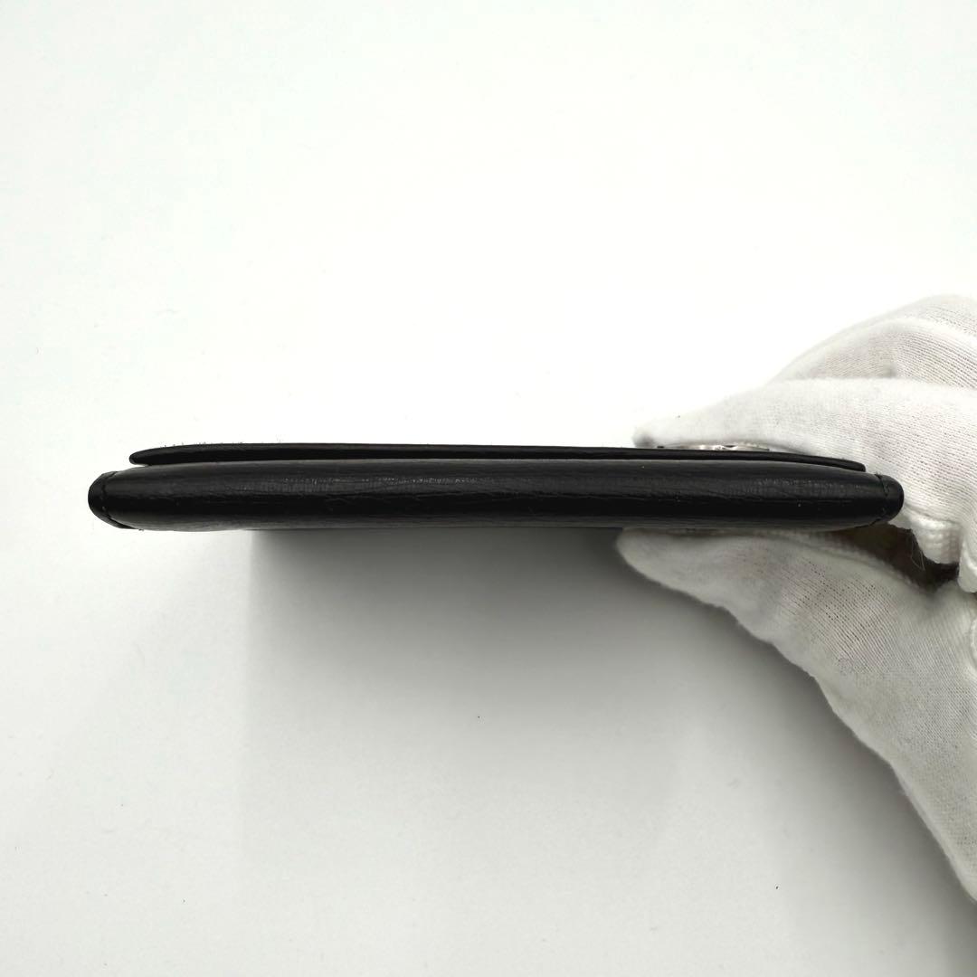 グッチ インターロッキングG カードケース 名刺入れ レザー ブラック