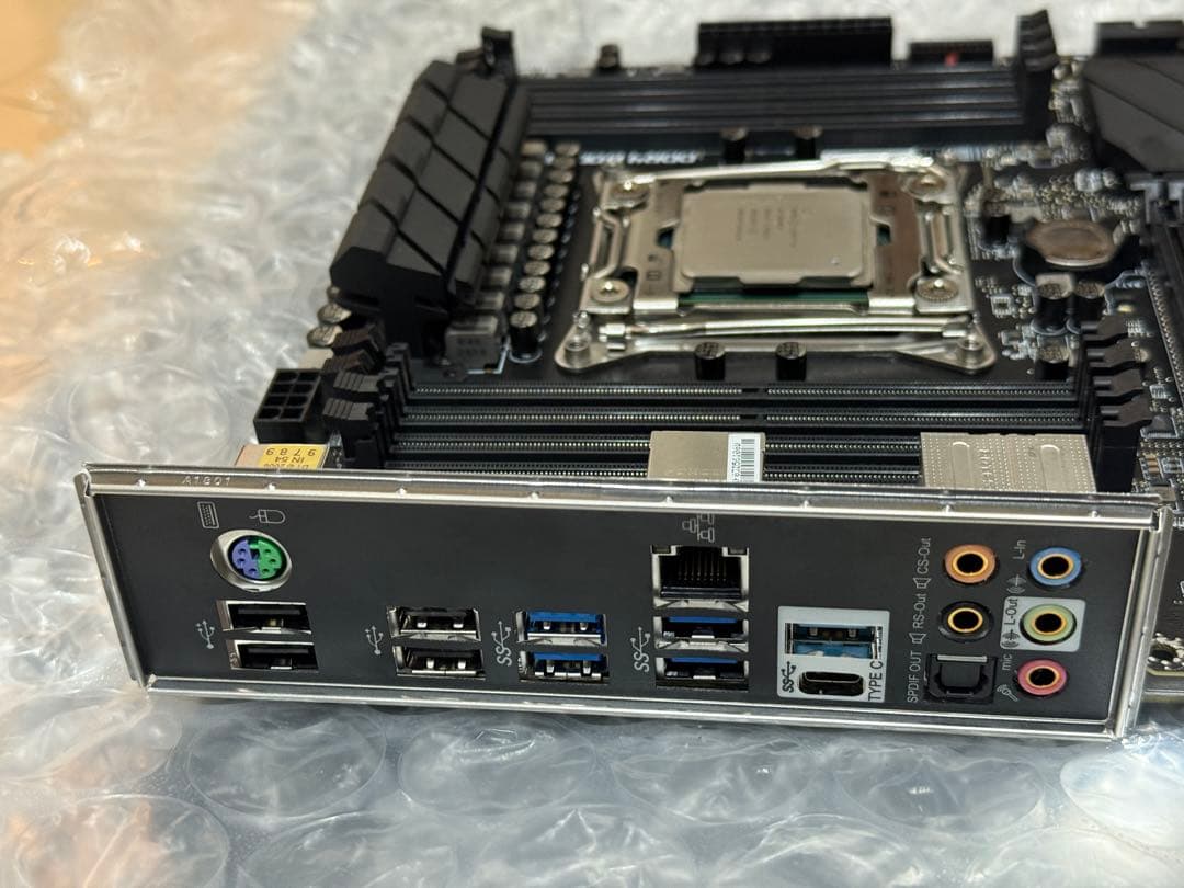 【通電確認済】X299-S01A+i7-7800X ジャンク