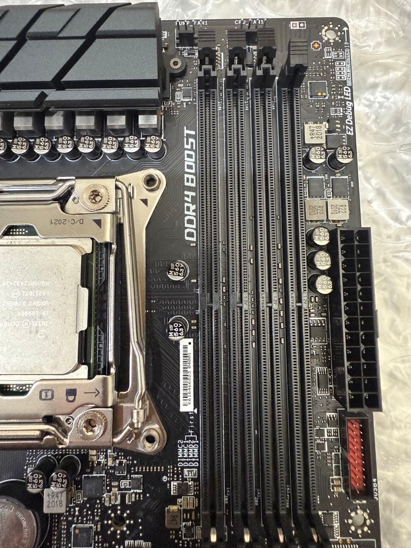 【通電確認済】X299-S01A+i7-7800X ジャンク