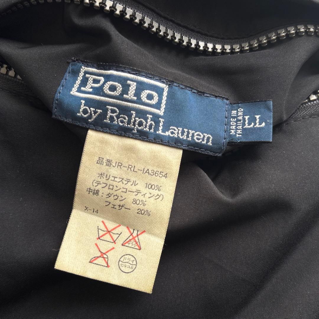 POLO RALPH LAUREN【LL】リバーシブル ダウンジャケット 黒