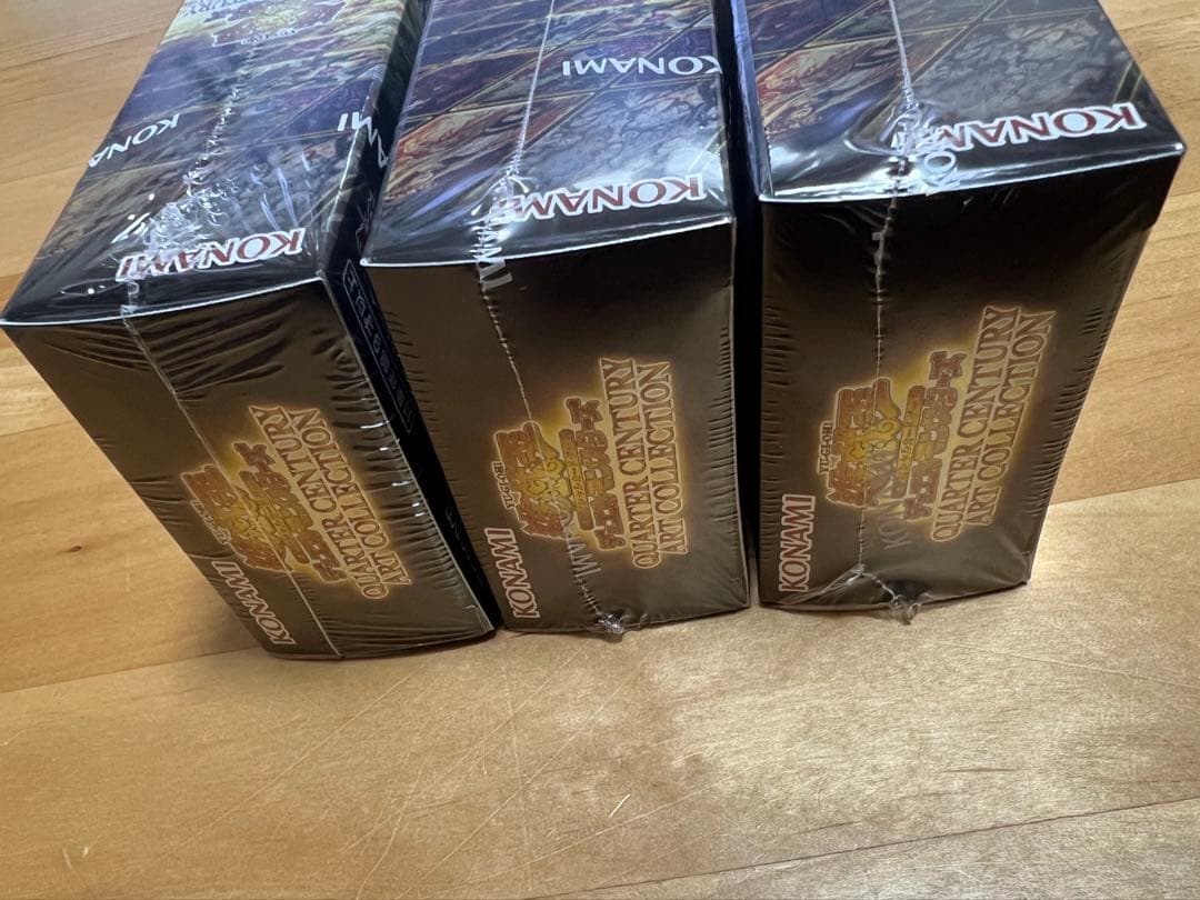新品未開封　遊戯王クォーターセンチュリーアートコレクション　3ボックス