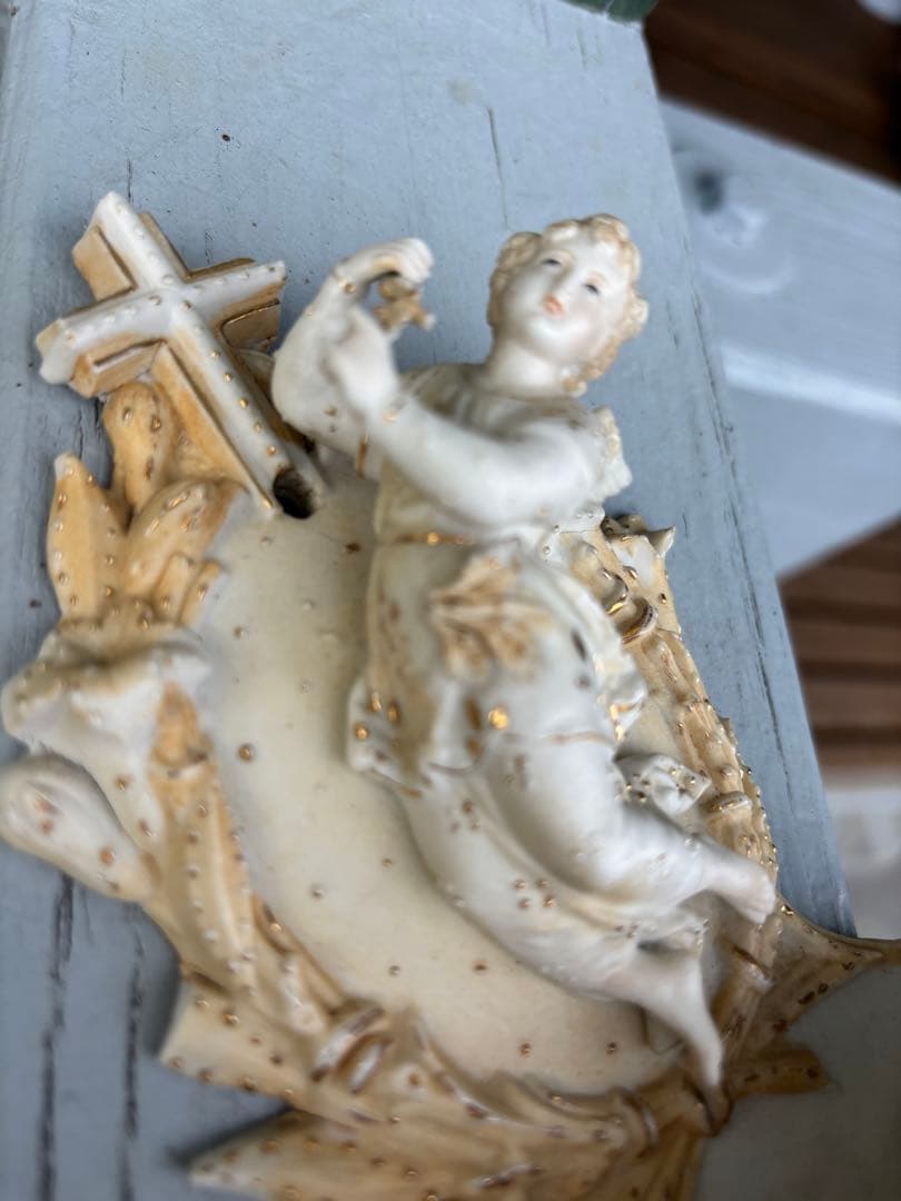※専用※エンジェル　聖水盤　フランスアンティーク　天使ベネチエ
