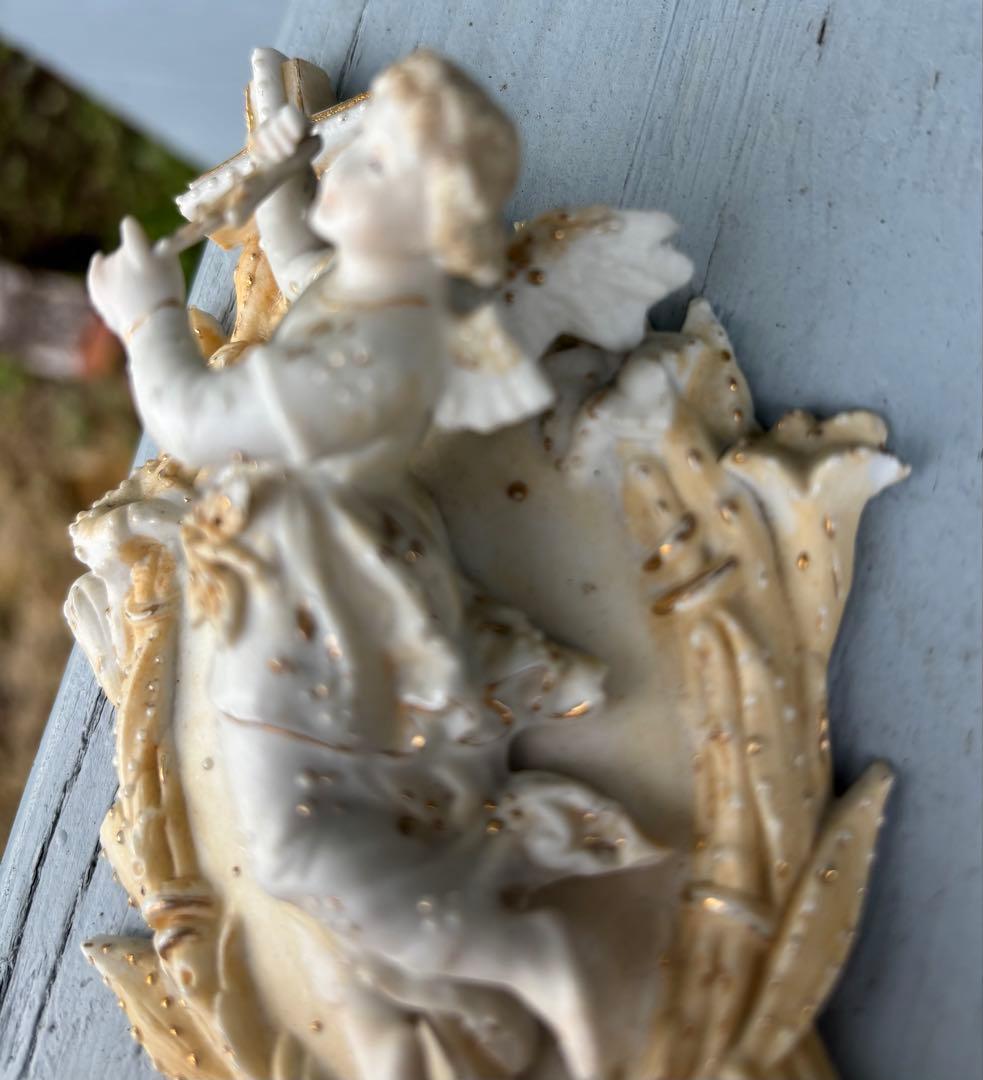 ※専用※エンジェル　聖水盤　フランスアンティーク　天使ベネチエ