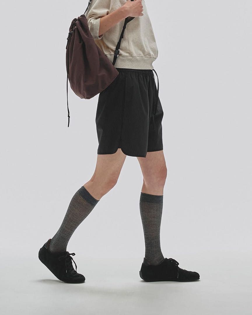 パンツ todayful stripe half pants